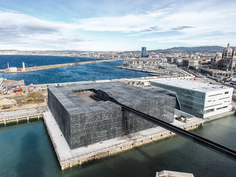 Здание Музея цивилизаций Средиземноморья и Европы (MuCEM) 